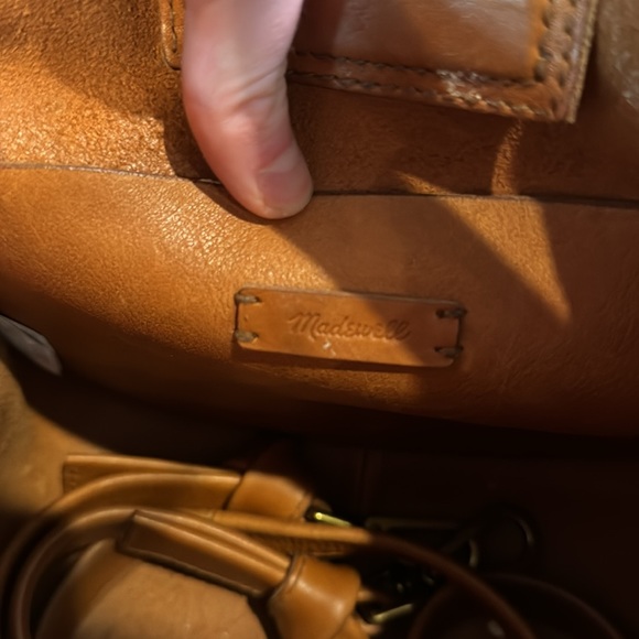 Madewell Womens $168 Sydney Leather Burnished Caramel Crossbody Bag AI573 D - Picture 2 of 3